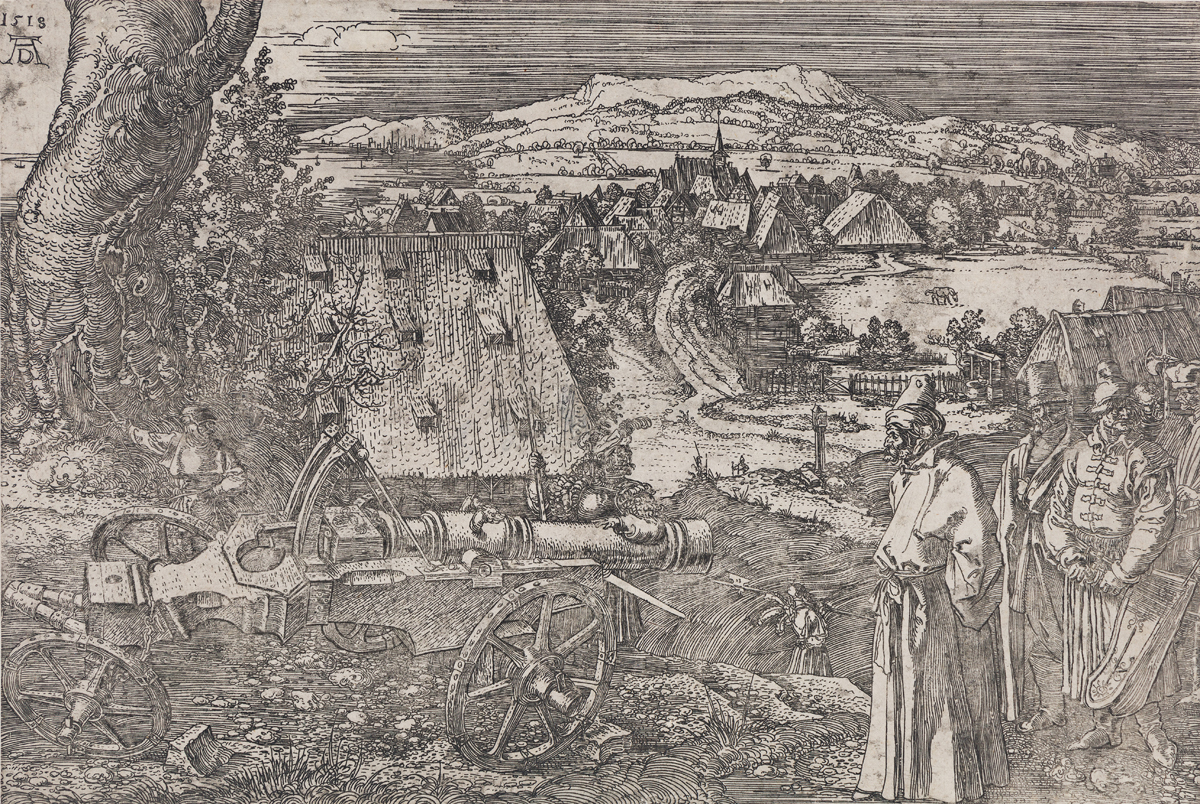 ALBRECHT DÜRER Landscape with the Cannon.